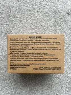 MTG Secret Lair Commander Deck Goblin Storm New and Sealed - Image 4