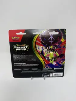 Pokemon Mega Evolution Perfect Order 3-Pack Triple Blister (Chikorita Promo) - Image 2