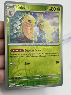 Pokemon Kakuna 014/165 Reverse Holo Scarlet & Violet 151 English (A4) - Image 4