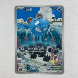 Marill 204/193 SV02: Paldea Evolved Pokemon TCG Illustration Rare IR English NM - Image 1