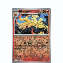 Ninetales 017/191 Uncommon Surging Sparks Pokemon Reverse Holo Near Mint - Image 1