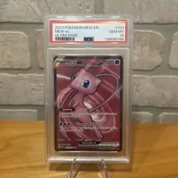 Mew EX 193/165 Ultra Rare 151 Pokemon PSA 10 - Image 1