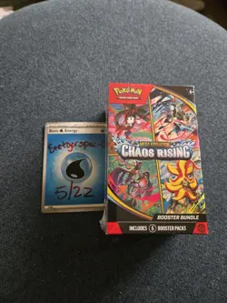Pokemon TCG Chaos Rising ME04 Booster Bundle New/Sealed IN HAND - Image 1