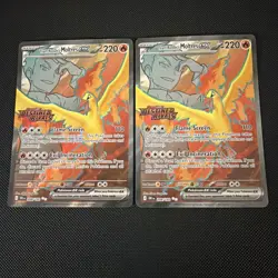 2018 Pokemon Promo Team Rocket's Moltres ex (Stamped) 208/182 X2 - Image 1