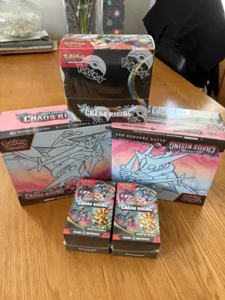 Chaos Rising Pokemon Center Bundle 1x Booster Box, 2x Bundles, 2x PC ETB - Image 1