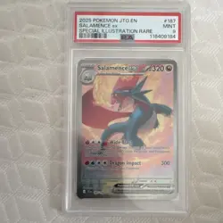 Pokemon 2025 Sv09 Journey Together Salamence ex 187/159 SIR Holo PSA 9 EN - Image 1