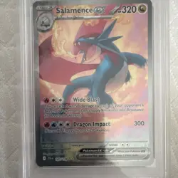 Pokemon 2025 Sv09 Journey Together Salamence ex 187/159 SIR Holo PSA 9 EN - Image 2