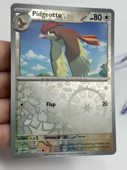 Pokemon Pidgeotto 017/165 Reverse Holo Scarlet & Violet 151 English (A4) - Image 4