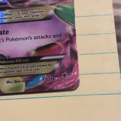 Pokemon M Gengar EX 35/119 XY Phantom Forces Ultra Rare Full Art Holo 220 HP - Image 4
