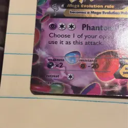 Pokemon M Gengar EX 35/119 XY Phantom Forces Ultra Rare Full Art Holo 220 HP - Image 5