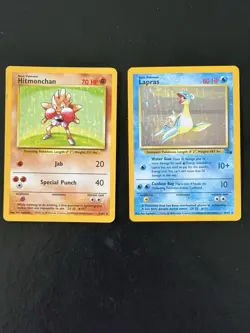 Vintage Pokemon Holo Collection Lot MP-HP Base Jungle Fossil WOTC - Image 5