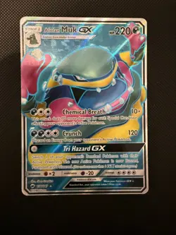 Pokemon Sun & Moon Full Art - Burning Shadows 138/147 Alolan Muk GX - Image 1