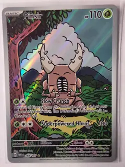 Pinsir 168/167 Illustration Rare Twilight Masquerade Pokemon Holo Near Mint - Image 1