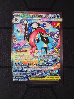 Pokemon TCG Mega Greninja EX 116/086 SIR Chaos Rising NM/M - Image 1