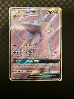 Pokemon Sun & Moon Full Art - S&M Base 140/149 Espeon GX - Image 1