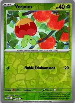 Carte Pokemon Verpom 012/142 Reverse - 2024 - Image 1