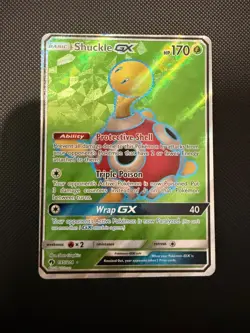 Pokemon Sun & Moon Full Art - Unbroken Bonds 195/214 Shuckle GX - Image 1