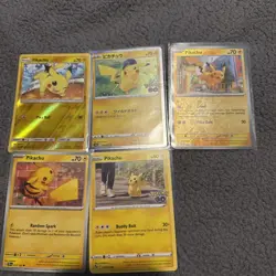 Pokemon TCG Pikachu Bundle x 5 All NM - Image 1