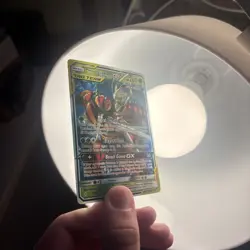Pokemon Pheromosa & Buzzwole GX Unbroken Bonds Holo Card 1/214 Ultra Rare SM - Image 4