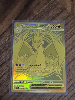 Mega Charizard Y EX 294/217 Gold Hyper Rare, Ascended Heroes, Pokemon TCG (NM) - Image 1