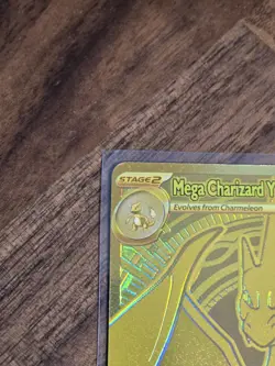 Mega Charizard Y EX 294/217 Gold Hyper Rare, Ascended Heroes, Pokemon TCG (NM) - Image 3