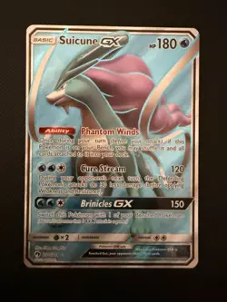 Pokemon Sun & Moon Full Art - Unbroken Bonds 200/214 Suicune GX - Image 1