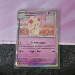 Alcremie Reverse Holo Stellar Crown Pokemon Card 065/142 Near Mint Condition - Image 1