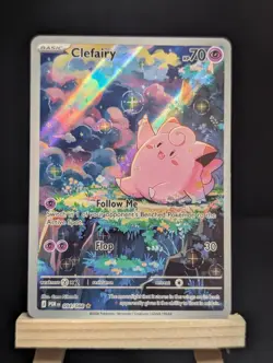 Pokemon TCG Clefairy Illustration Rare FA M/NM 94/88 Perfect Order - Image 1