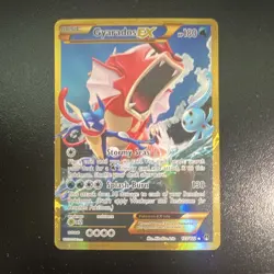The Pokemon Company Gyarados EX Secret Rare 123/122 BREAKpoint Full Art Holo - Image 1