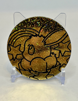 Jolteon Prismatic Evolutions Mini Tin, Art card, and Coin Only - Image 5