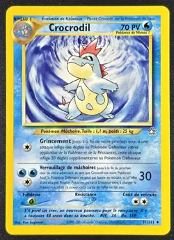 Crocrodil (Croconaw) - 31/111 - Uncommon - French - Neo Genesis - Pokemon - NM - Image 1