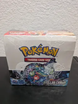 Pokemon TCG: Scarlet & Violet Stellar Crown Factory Sealed Booster Box - Image 1