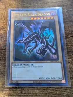 Yugioh Red-Eyes Black Dragon LOB-EN070 Ultra Rare 25th Anniversary - Image 2
