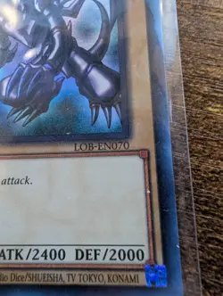 Yugioh Red-Eyes Black Dragon LOB-EN070 Ultra Rare 25th Anniversary - Image 4