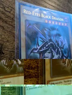 Yugioh Red-Eyes Black Dragon LOB-EN070 Ultra Rare 25th Anniversary - Image 5