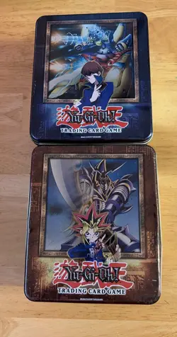2 Yu-Gi-Oh Dragon Collector's Tin - Both Empty - Image 1