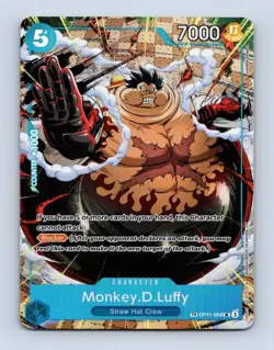 Monkey.D.Luffy (TR) OP11-058 Treasure Rare Carrying On His Will One Piece NM - Image 1