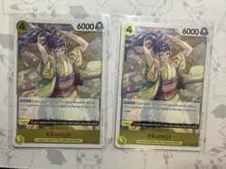 One Piece Kikunojo OP06-104 Foil R NM Lot (x2) - Image 1