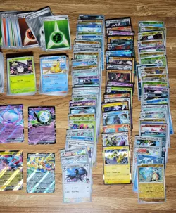 Pokemon TCG 300+ Card Lot Ex’s, Holos, Reverse Holos, Promo Rare BLK WHT DRI JTG - Image 3