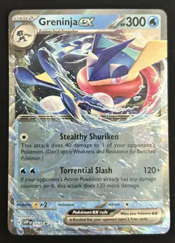 Greninja ex SVP 054 Black Star Promo Holo Rare Pokemon TCG Card NM - Image 1