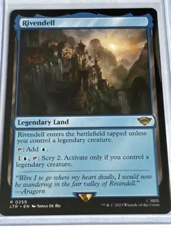 Rivendell - The Lord of the Rings (LTR) - MTG Regular Card #344 - Rare - Image 3