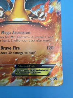 Pokemon Card TCG Charizard-EX XY Black Star Promos XY17 Holo Promo - Image 4