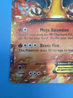 Pokemon Card TCG Charizard-EX XY Black Star Promos XY17 Holo Promo - Image 5
