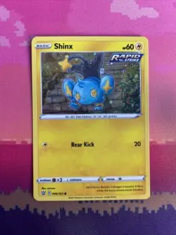 Pokemon Card Shinx Battle Styles Cosmo Holo Common 046/163 Near Mint - Image 1