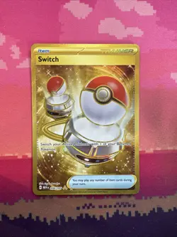 Pokemon Card Switch Scarlet & Violet 151 206/165 Secret Rare Near Mint - Image 1