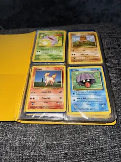 Vintage Pokemon Binder With Of Vintage 1999 Cards MP-LP. Binder Condition HP - Image 3