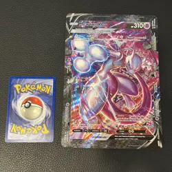 Pokemon TCG Mewtwo V-Union SWSH161 JUMBO OVERSIZE Black Star Promo Card 🔮 - Image 1