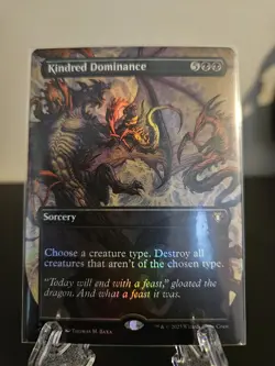 Kindred Dominance (Borderless) Commander Masters Foil - Image 1
