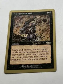 Yawgmoth's Will - Jakub Slemr - 1999 ~ MP World Championship deck MTG Magic 1x - Image 1