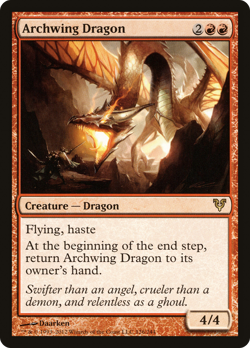 Archwing Dragon (FOIL) x1 - MTG Avacyn Restored AVR #126 - Image 1